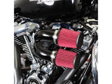 S&S Cycle SS170-0567 Tuned Induction Air Cleaner Kit Gloss Black for Milwaukee-Eight Touring 17-Up/Softail 18-Up