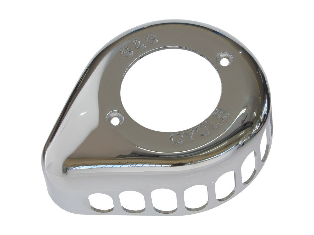 S&S Cycle SS170-0687 Stinger Teardrop Air Cleaner Cover Chrome for S&S Stealth Air Cleaners