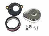 S&S Cycle SS170-0782 Mini Teardrop Air Cleaner Kit Lava for Milwaukee-Eight Touring 17-Up/Softail 18-Up