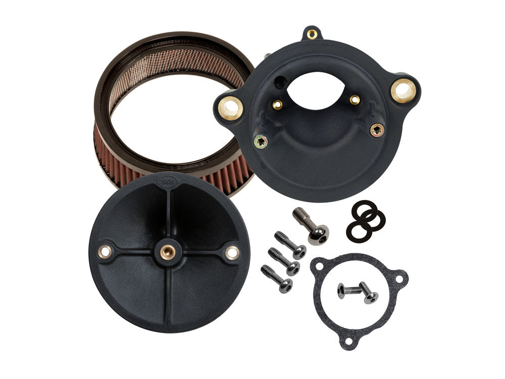 S&S Cycle SS170-0803 Stealth Air Cleaner Kit w/High Flow Element for CVO Touring Models 23-Up/Street Glide/Road Glide 24-Up