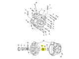 S&S Cycle SS31-4017 Crankshaft Right Main Bearing Red for Evolution Big Twin 87-99