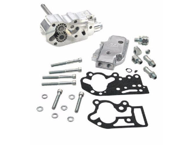 S&S Cycle SS31-6206 Oil Pump w/Universal Cover Polished for Big Twin 92-99