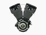 S&S Cycle SS310-1158 Black Edition V124 Long Block Engine w/o Induction/Ignition/640 Cam & Gloss Black Billet Gear Cover