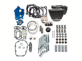 S&S Cycle SS310-1223 Power Pack 129ci Big Bore Kit w/Chrome Pushrod Tubes for Milwaukee-Eight Touring 17-Up/Softail 18-Up w/107ci Oil Cooled Engine