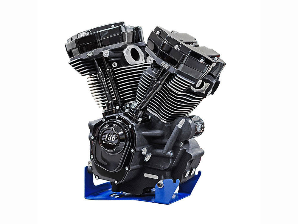 S&S Cycle SS310-1289 MK136 Black Edition Engine w/550G Cam for Oil-Cooled for Milwaukee-Eight Touring 17-23