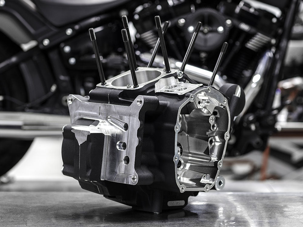 S&S Cycle SS310-1326 Crankcase Assembly Black for Softail 18-Up