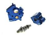 S&S Cycle SS310-1378 Cam Chest Kit w/HPT496 Chain Drive Camshaft & Chrome Pushrod Covers for Harley-Davidson Touring 17-Up/Softail 18-Up w/Oil Cooled Engines