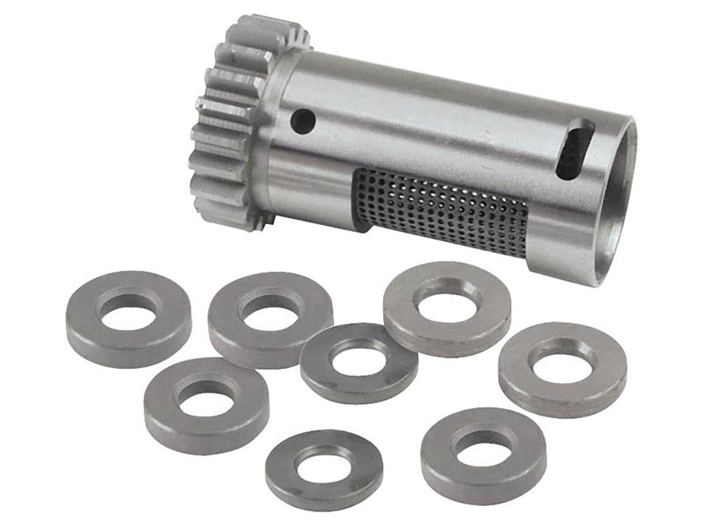 S&S Cycle SS33-4250 Standard Steel Rotary Breather Gear Kit w/Shims for Big Twin Late 77-99