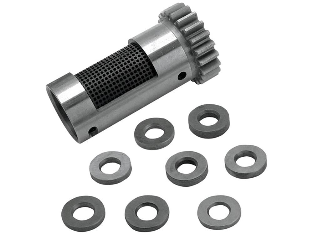 S&S Cycle SS33-4253 Standard Steel Rotary Breather Gear Kit w/Shims for Big Twin 48-Early 77