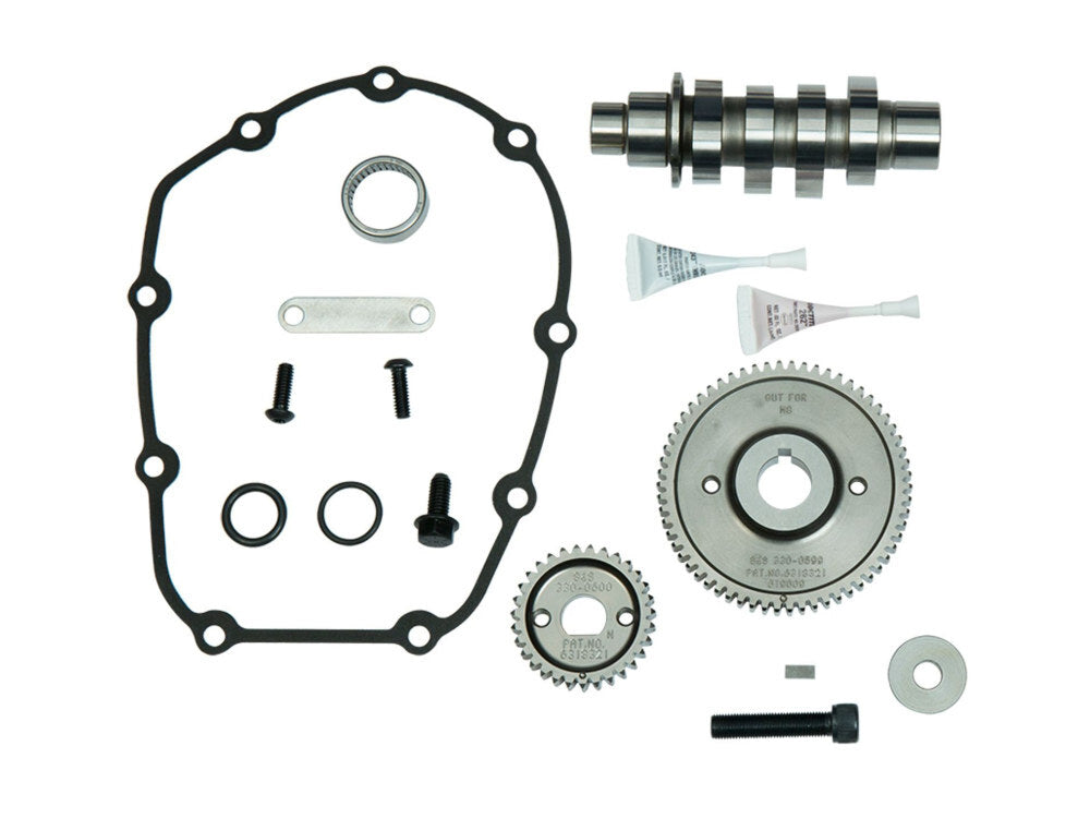 S&S Cycle SS330-0624 465G Gear Drive Camshaft Kit for Milwaukee-Eight Touring 17-Up/Softail 18-Up