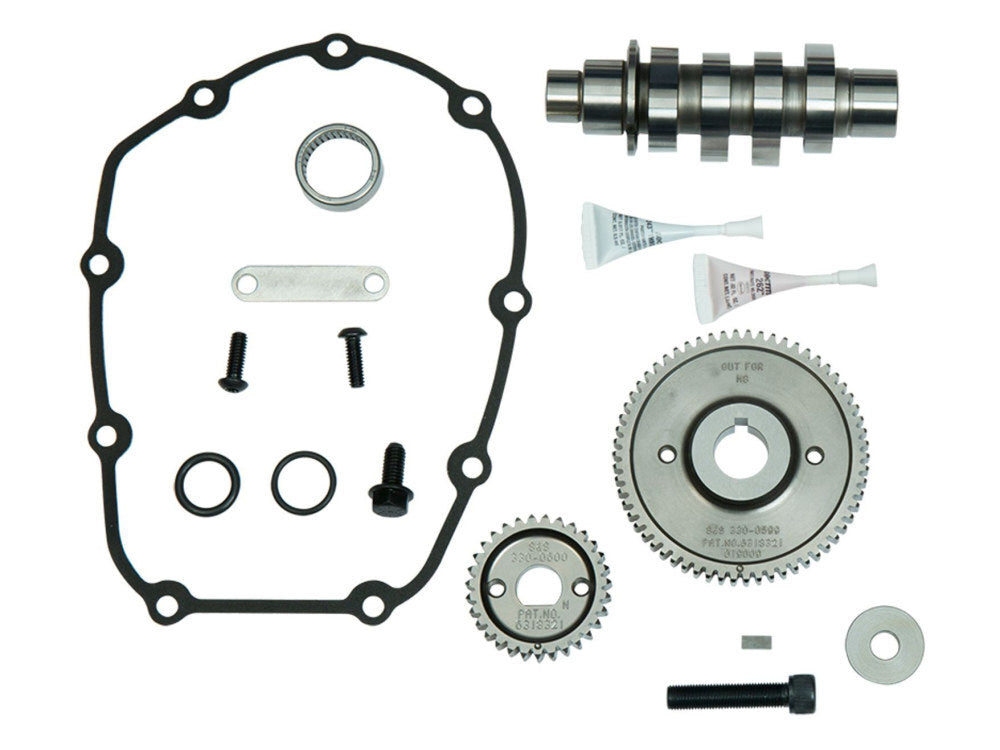 S&S Cycle SS330-0647 550G Gear Drive Camshaft Kit for Milwaukee-Eight Touring 17-Up/Softail 18-Up