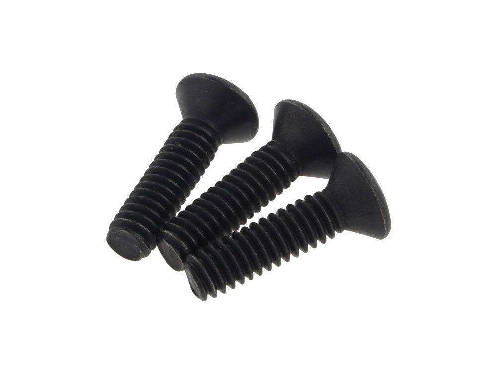 S&S Cycle SS50-0310 Teardrop Air Cleaner Cover Screws Black (3 Pack)