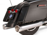 S&S Cycle SS550-0620 Mk45 4.5" Slip-On Mufflers Chrome w/Chrome Thruster End Caps for Touring 95-16