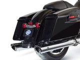 S&S Cycle SS550-0695 Grand National 4" Slash Cut Slip-On Mufflers Chrome for Touring 17-Up