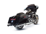 S&S Cycle SS550-0695 Grand National 4" Slash Cut Slip-On Mufflers Chrome for Touring 17-Up