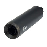 S&S Cycle SS550-0703 Grand National 4" Slip-On Muffler Black w/Black End Cap for Street 15-Up