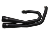 S&S Cycle SS550-0760 Grand National 2-2 Exhaust Black w/Black End Caps for Street Bob/Low Rider/Slim/Fat Bob/Deluxe 18-Up