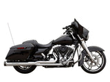 S&S Cycle SS550-0776 Sidewinder 2-1 Exhaust Chrome w/Black End Cap for Touring 95-16