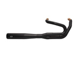 S&S Cycle SS550-0788 SuperStreet 2-1 Exhaust Black w/Black End Cap for Softail 18-Up Non-240 Rear Tyre Models