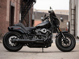 S&S Cycle SS550-0788 SuperStreet 2-1 Exhaust Black w/Black End Cap for Softail 18-Up Non-240 Rear Tyre Models