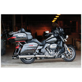 S&S Cycle SS550-0991 GNX 4.5" Slip-On Mufflers Chrome w/Black End Caps for Touring 17-Up