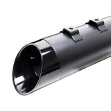 S&S Cycle SS550-1010 Mk45 4.5" Slip-On Mufflers Black w/Black Cutlass End Caps for Touring 17-Up