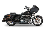 S&S Cycle SS550-1028 Diamondback 2-1 Exhaust Black w/Black End Cap for Touring 17-Up