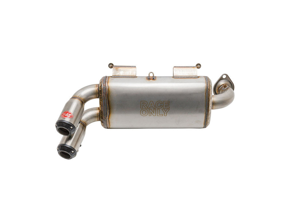 S&S Cycle SS550-1042 Power Tune XTO UTV Exhaust Stainless Steel w/Race Muffler for Polaris RZR XP 1000 15-Up