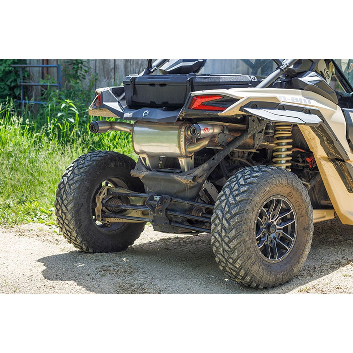 S&S Cycle SS550-1062 Power Tune XTO UTV Exhaust Stainless Steel w/Race Muffler for Can-Am Maverick X3 17-Up