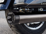 S&S Cycle SS550-1087 Sidewinder 2-1 Exhaust Lava Chrome w/Black End Cap for Touring 17-Up