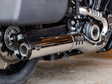 S&S Cycle SS550-1122 Grand National Slip-On Muffler Chrome w/Black End Cap for Indian Scout 25-Up