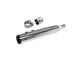 S&S Cycle SS550-1166 Swindler 2-1 4.5" Muffler Kit Chrome w/Black End Cap for Harley-Davidson Touring 17-24