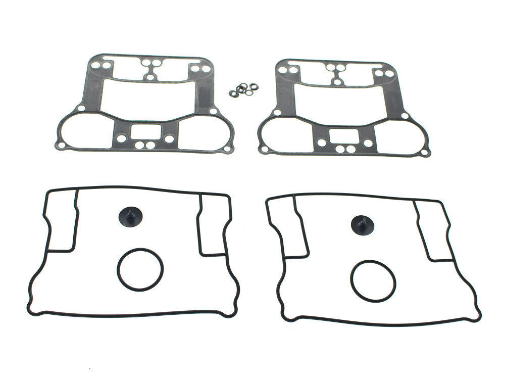 S&S Cycle SS90-4049 Rocker Cover Gasket Kit for Big Twin 84-99/Sportster 86-03 w/S&S Billet Rocker Covers [INTERNAL]