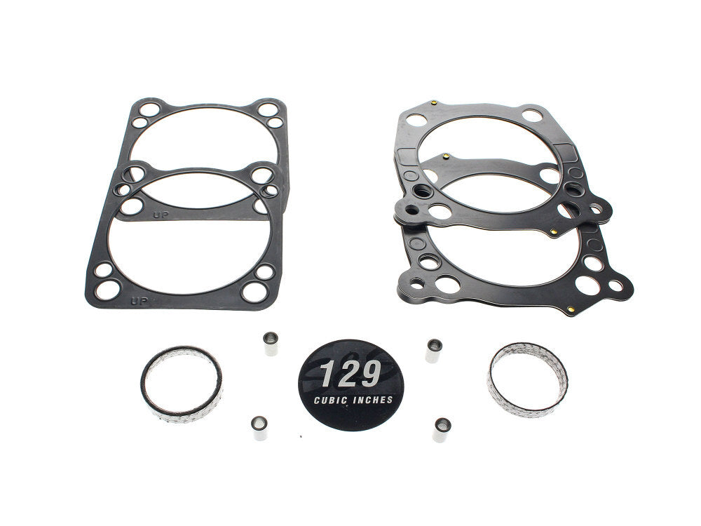 S&S Cycle SS900-1116 Top End Gasket Kit for Milwaukee-Eight Touring 17-Up/Softail 18-Up w/4.320" Bore & 129ci Cam Cover Badge