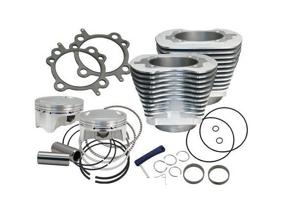 S&S Cycle SS910-0642 100ci Big Bore Kit Silver for Big Twin 99-06