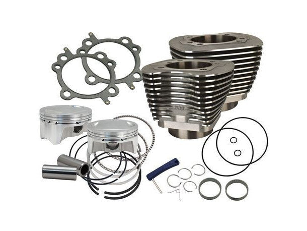 S&S Cycle SS910-0643 100ci Big Bore Kit Black for Big Twin 99-06