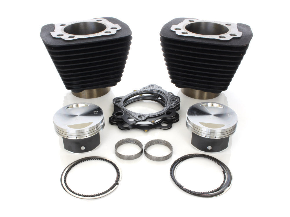 S&S Cycle SS910-0691 1250cc Big Bore Kit Black for Sportster 86-21