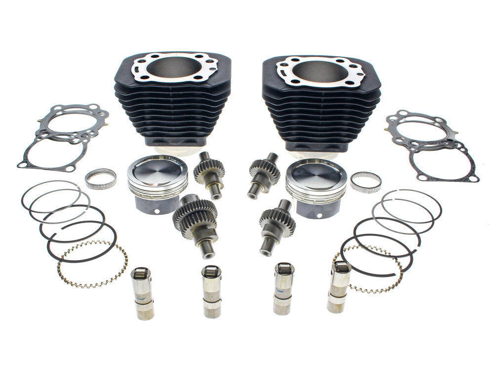 S&S Cycle SS910-0699 1200cc Hooligan Big Bore Kit Black for Sportster 00-21 w/883cc Engine