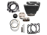 S&S Cycle SS910-0764 131ci Stroker Big Bore Kit Black Granite w/Highlighted Fins for Milwaukee-Eight Touring 17-Up/Softail 18-Up w/S&S 4-5/8" Stroker