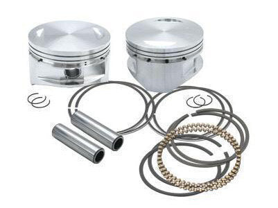 S&S Cycle SS920-0100 Standard Pistons w/10.4:1 compression for Twin Cam 07-17 96ci or 103ci to 107ci Big Bore Conversion