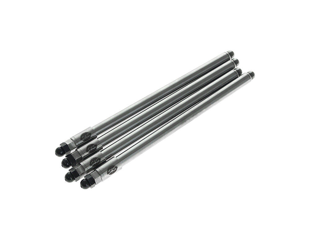 S&S Cycle SS930-0165 Replacement Quickee Adjustable Pushrods for S&S Pushrod Kits that include Covers for Harley-Davidson Milwaukee-Eight 17-Up