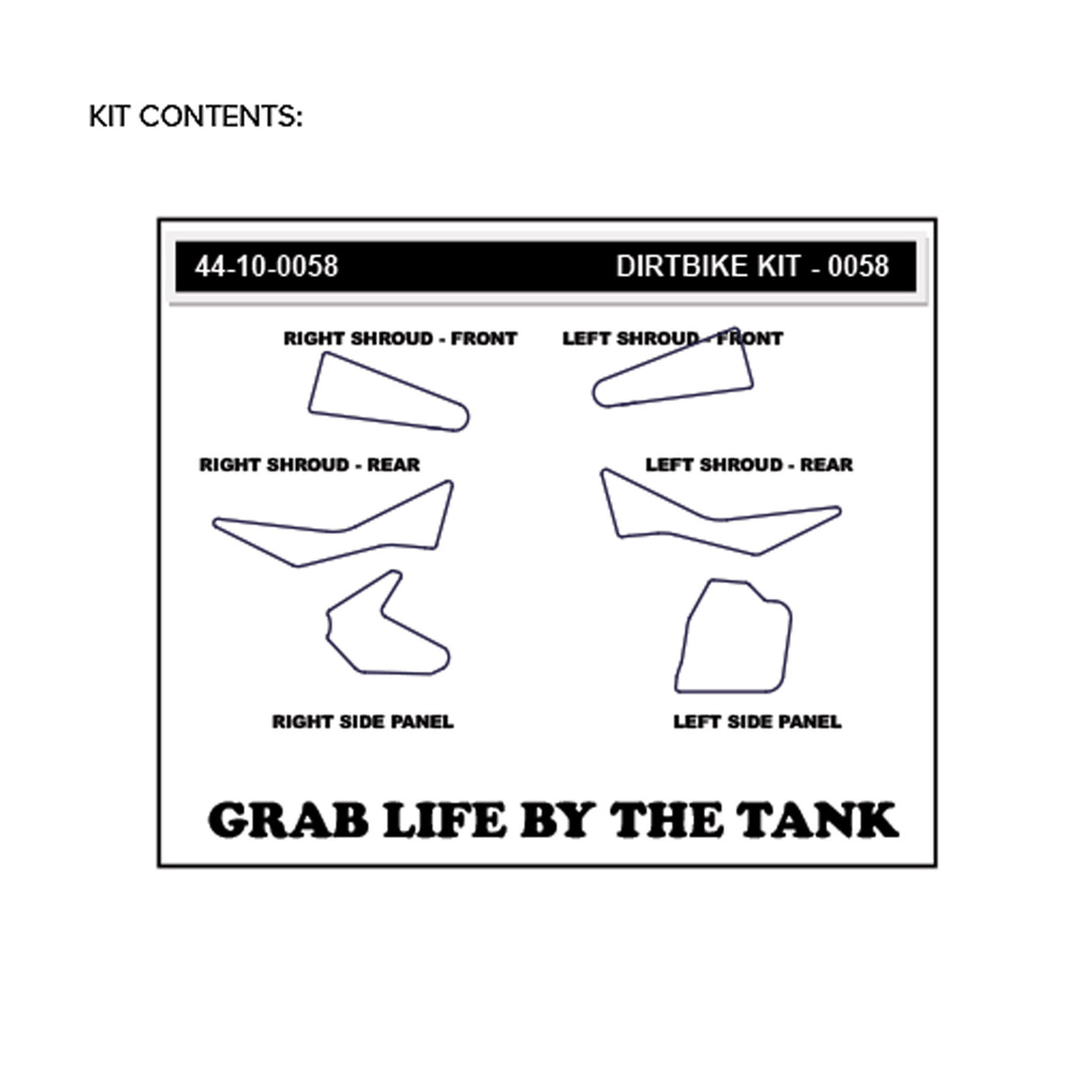 Stompgrip Volcano Tank Grips Clear for KTM SX/XC/XC-W/SX-F/XC-F/SX-F Factory Edition/Six Days/EXC-F 16-19