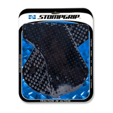 Stompgrip Volcano Tank Grips Black for Kawasaki KLR 650 00-18/KLR 650 Camo 16-18