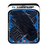 Stompgrip Volcano Tank Grips Black for Suzuki GSX-R1000 09-16