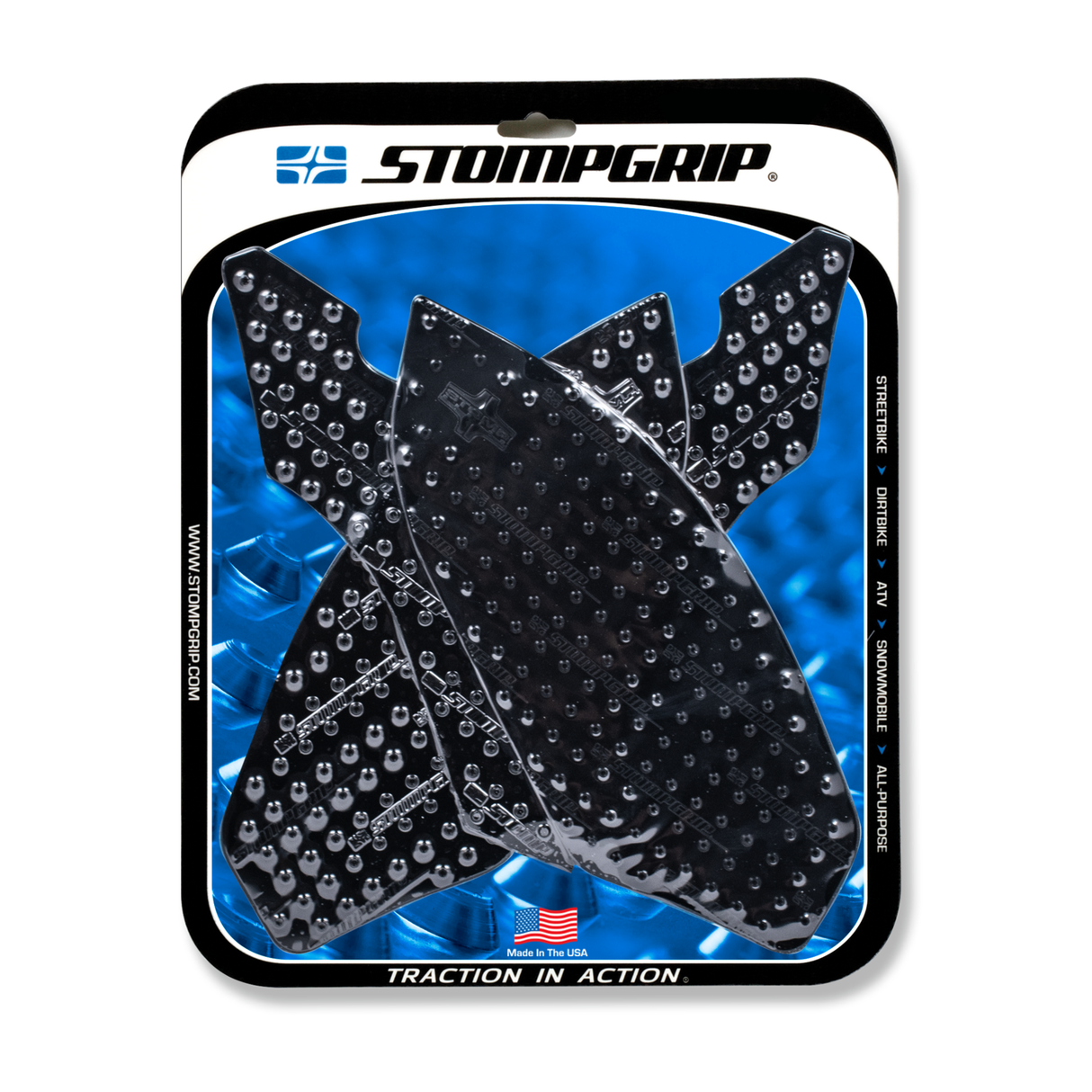 Stompgrip Volcano Tank Grips Black for BMW S 1000 RR 09-14/HP4 13-15