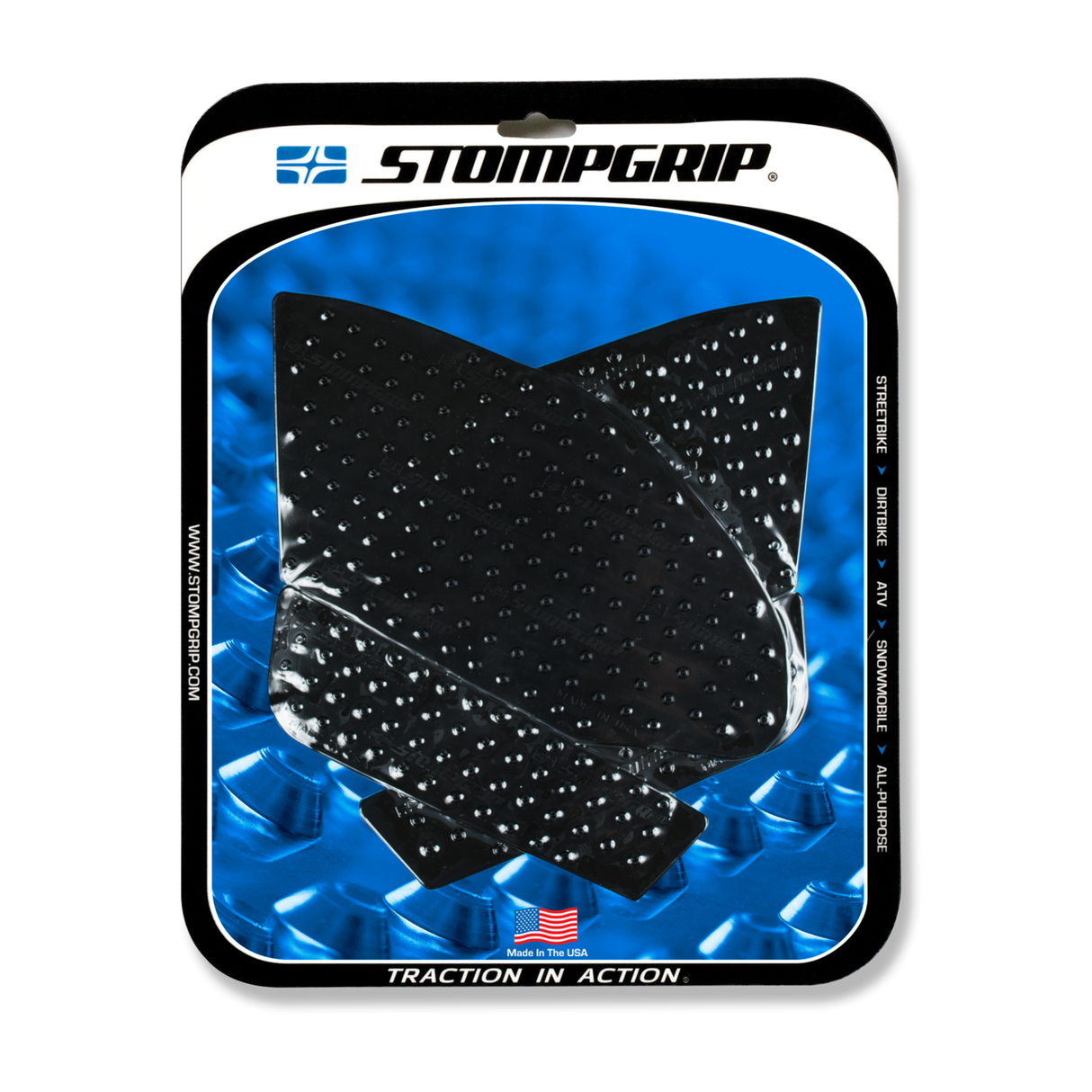 Stompgrip Volcano Tank Grips Black for Suzuki GSX-R1000 17-19/GSX-R1000 ABS 17-19/GSX-R1000R 17-19/GSX-R1000X 19