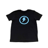 Stacyc Bolt Logo Black Kids Tee