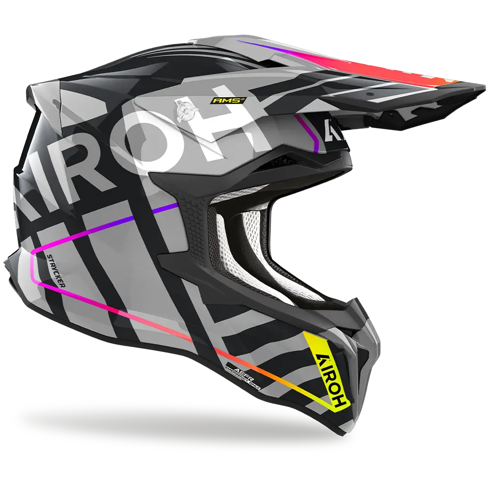Airoh Stryker Brave Gloss Grey Helmet
