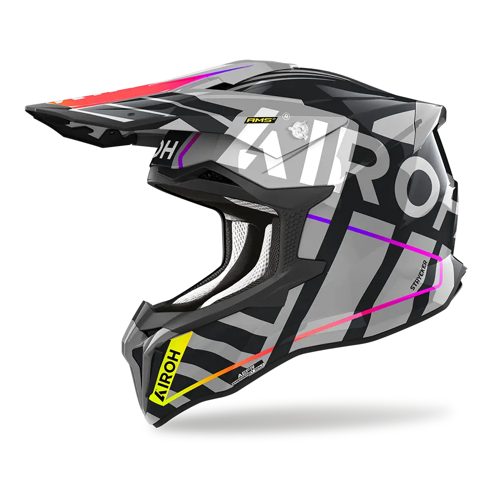 Airoh Stryker Brave Gloss Grey Helmet