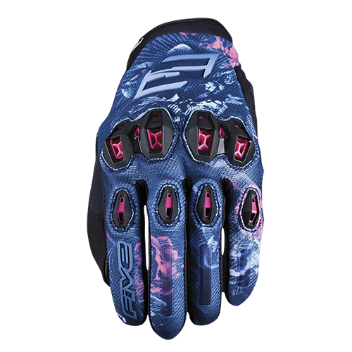 Five Stunt Evo 2 Flowers Pink Womens Gloves